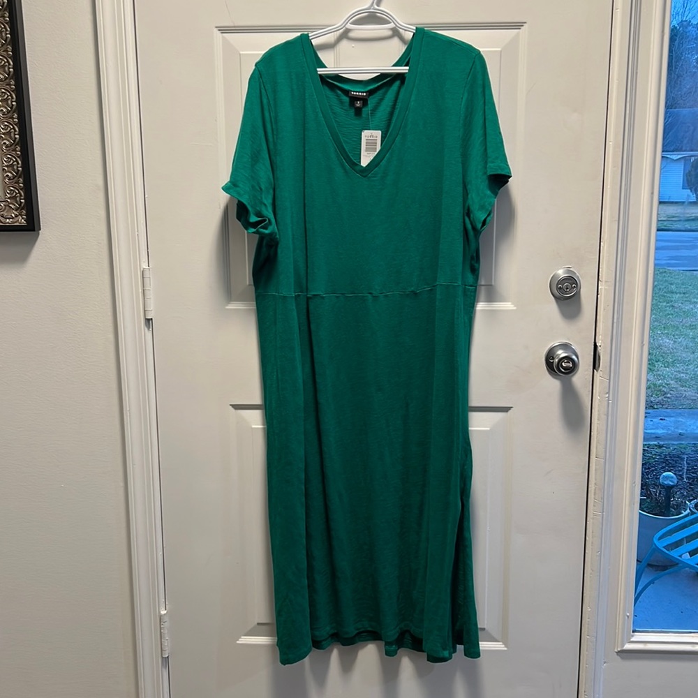 Torrid MIDI/Maxi Green Dress
